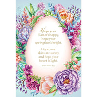 Easter bouquet egg card featuring colorful floral design, ideal for celebrating Easter, by Omega Industry Co., LTD.