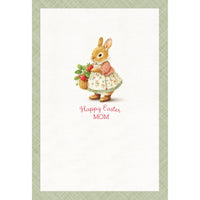 Pictura Strawberry Bunny Easter card for Mother with a cute bunny and strawberry design