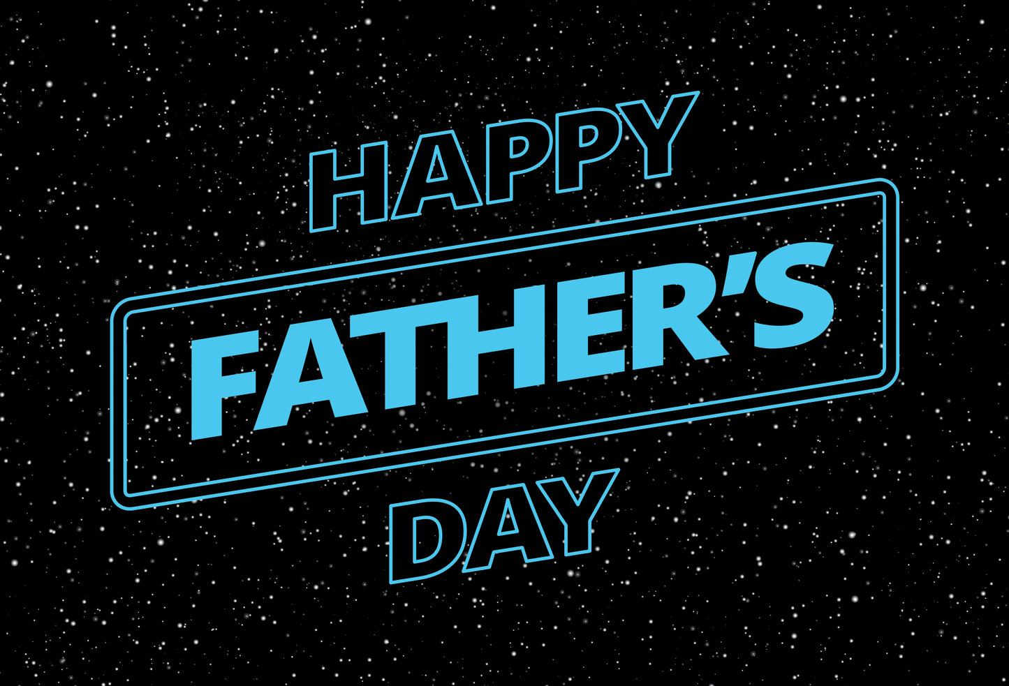 Father's Day Galaxy Father's Day Card
