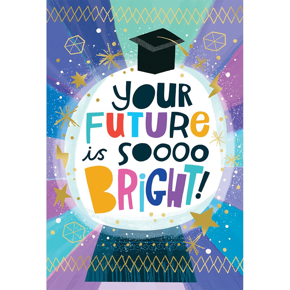 Crystal Ball Graduation Card