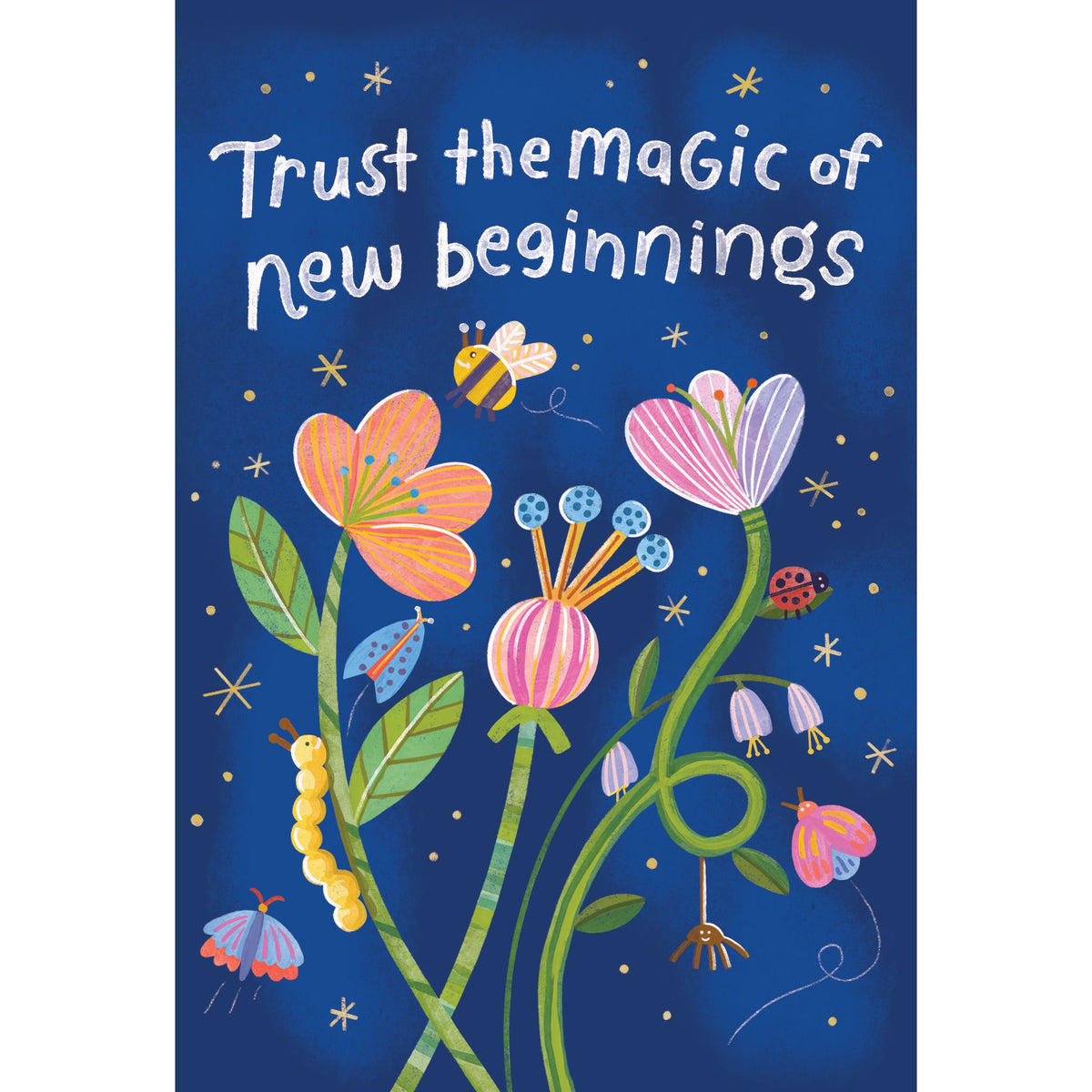 Pictura Trust The Magic graduation card with whimsical design and celebratory message
