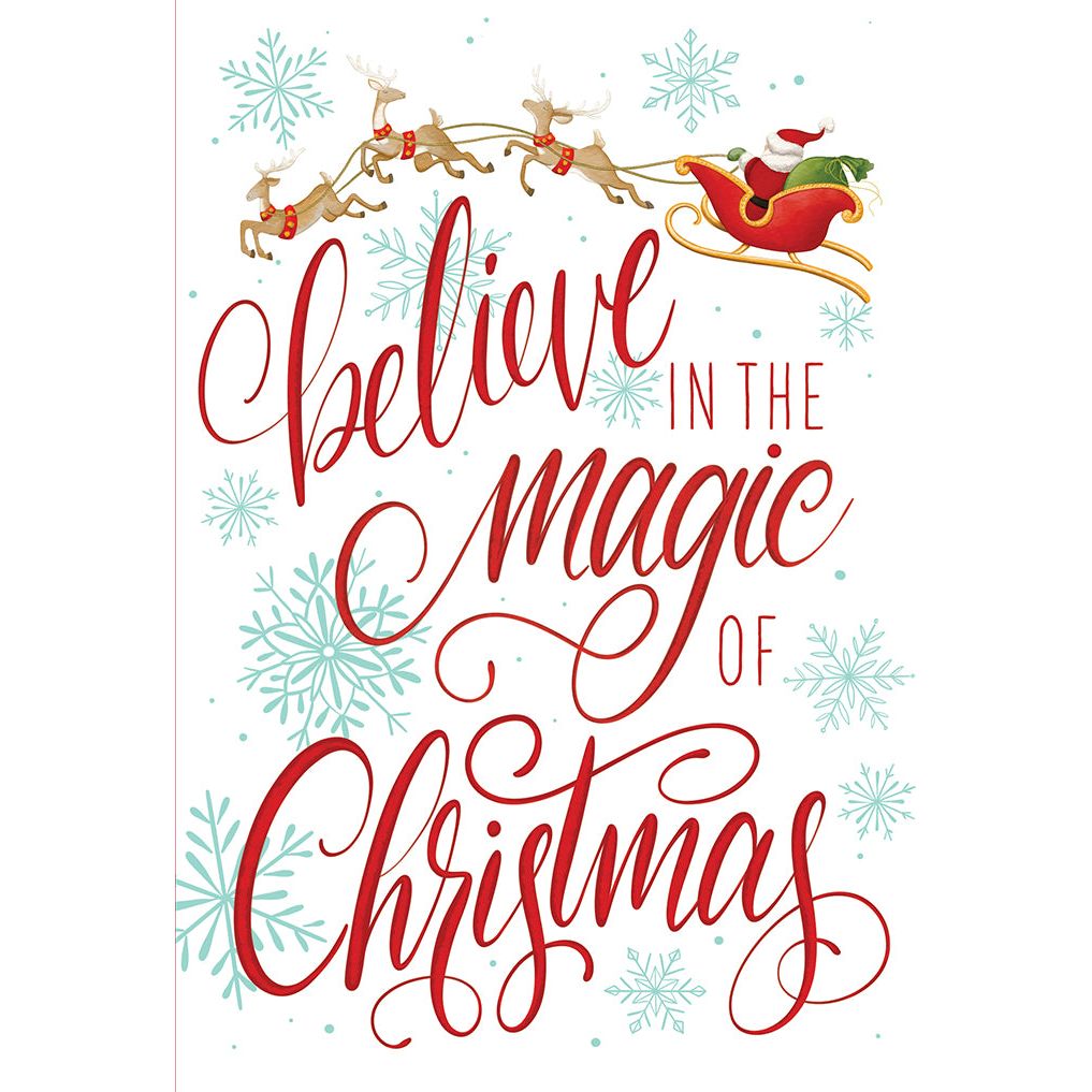 Magic Of Christmas Christmas Card