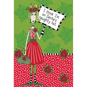 Naughty List Christmas Card Dolly Mamas