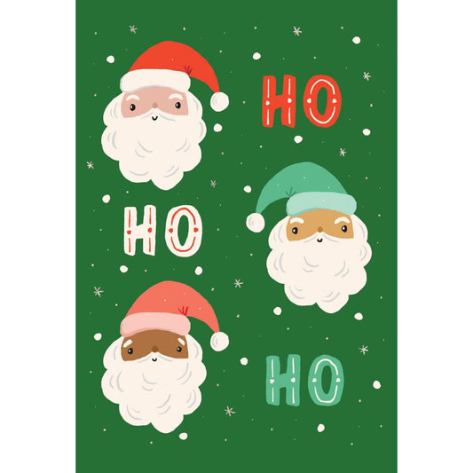 Pictura Ho Ho Ho Christmas card with festive holiday design and seasonal greeting on white background