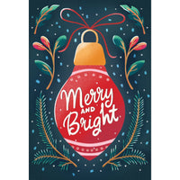 Merry & Bright Ornament Christmas Card