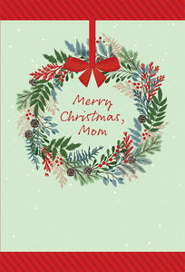 Christmas Wreath Christmas Card Mother