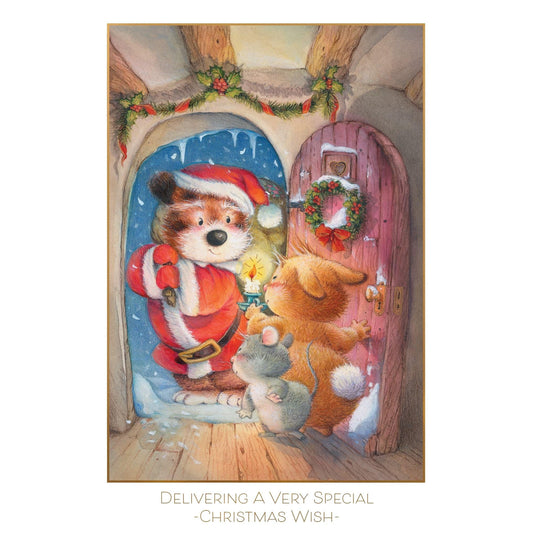 Seasonal Christmas card featuring Santa Claus for someone special, by Pictura, with festive holiday design and warm holiday greeting.