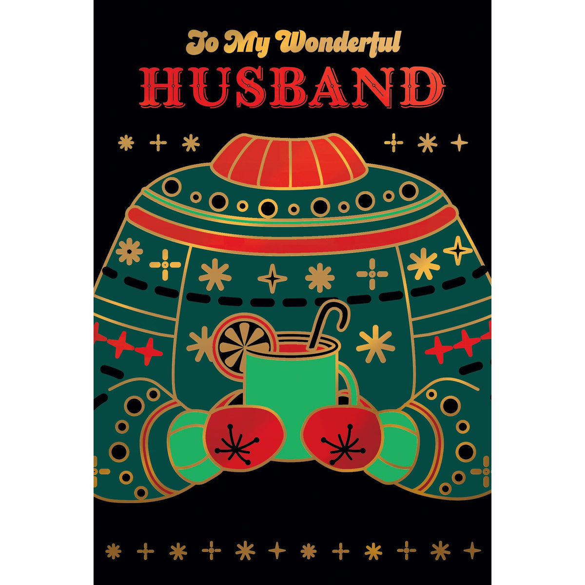 Christmas Sweater Christmas Card Husband