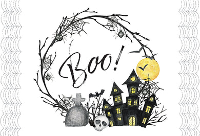 Haunted House Halloween Card