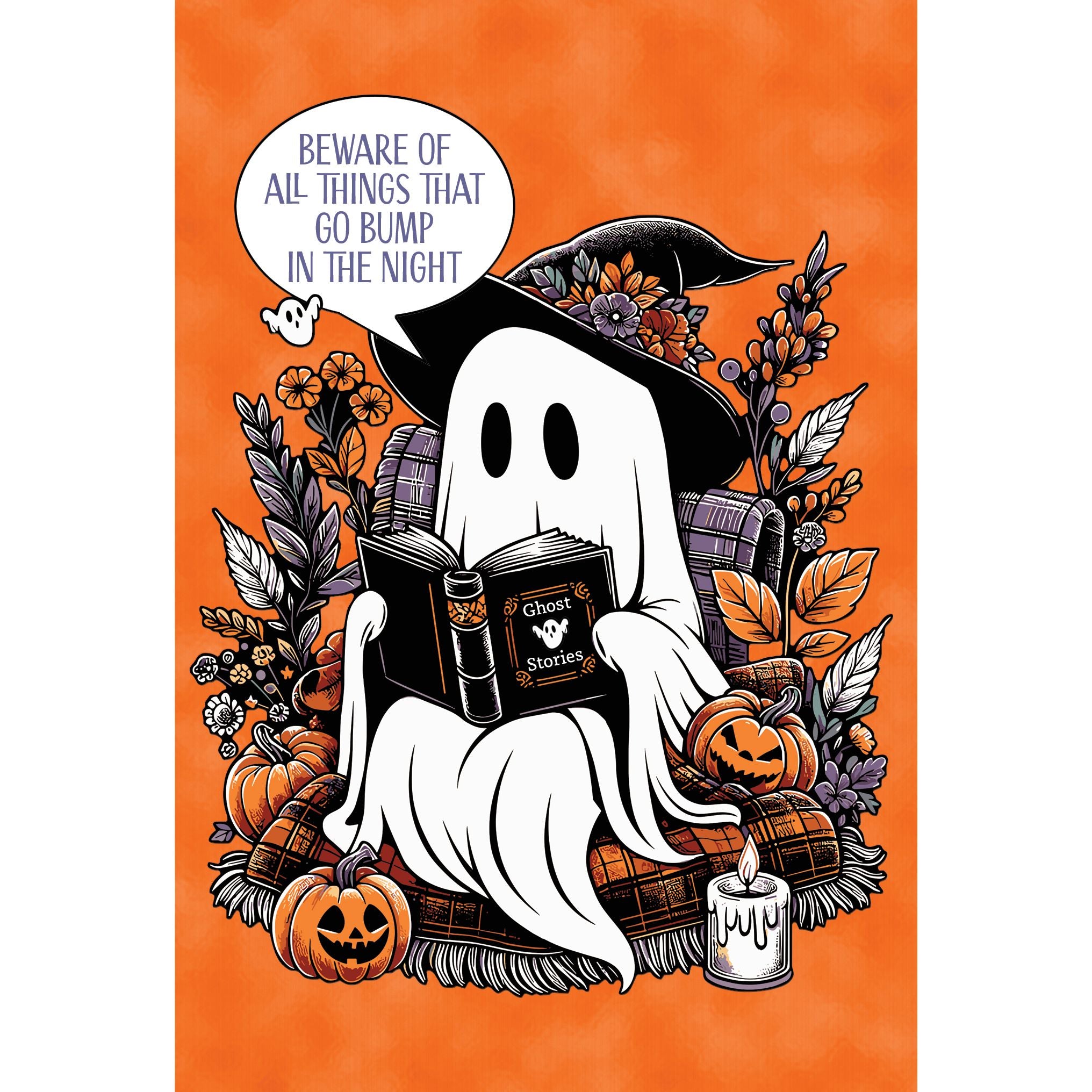 Ghost Stories Halloween Card