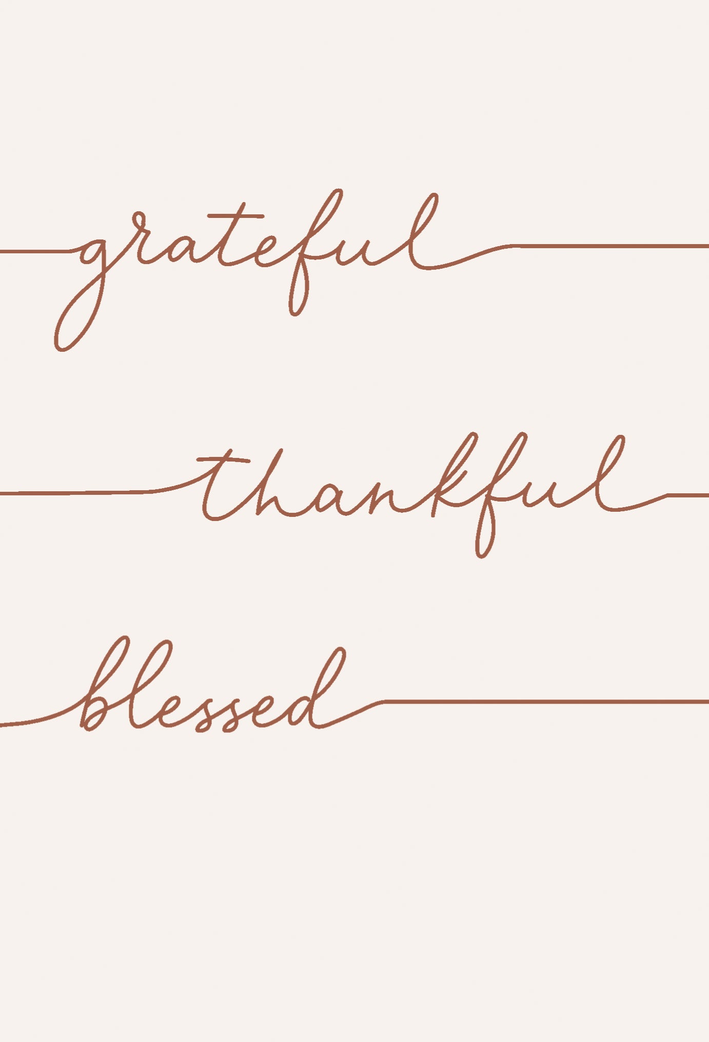 Thankful Script Thanksgiving Card