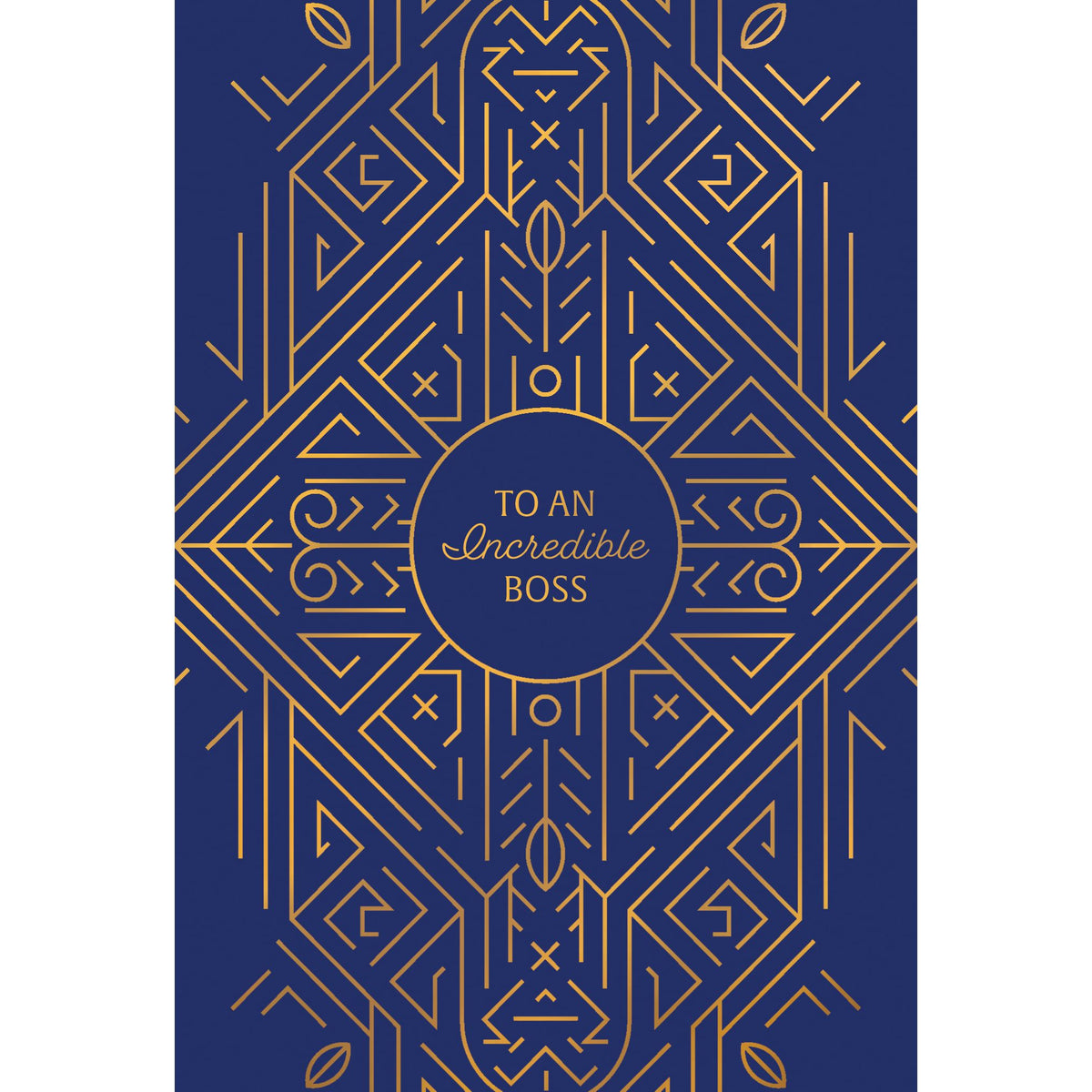 Gold Boss Boss's Day Card