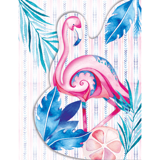 Pictura Flamingo Purse Pad showing a soft, pink flamingo design on a compact, cushioned purse protector for handbags.