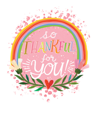 Rainbow Boxed Thank You Notes