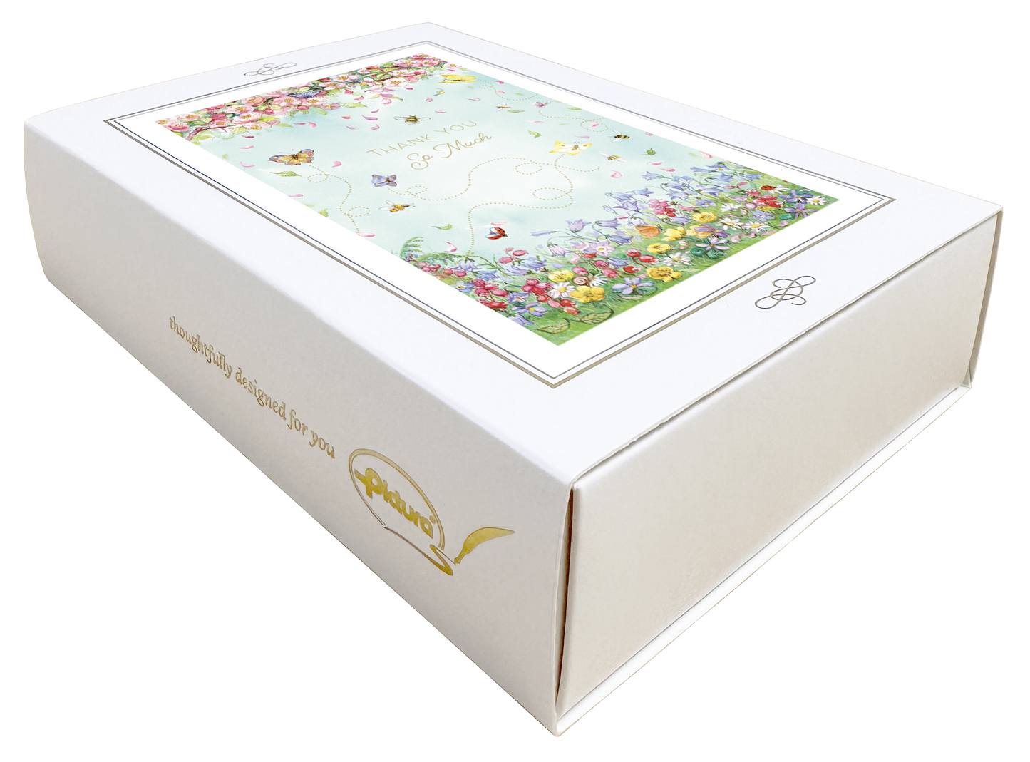 Butterfly & Floral Boxed Thank You Notes Lisi Martin