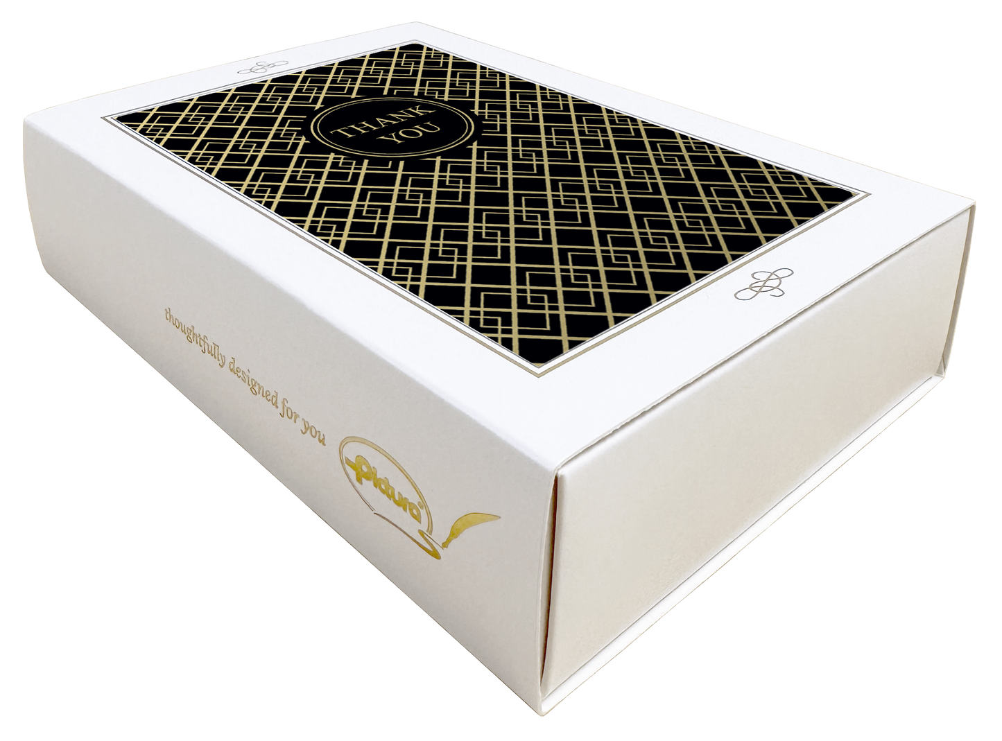 Black & Gold Boxed Thank You Notes