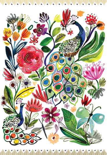 Peacock Park Boxed Blank Notes
