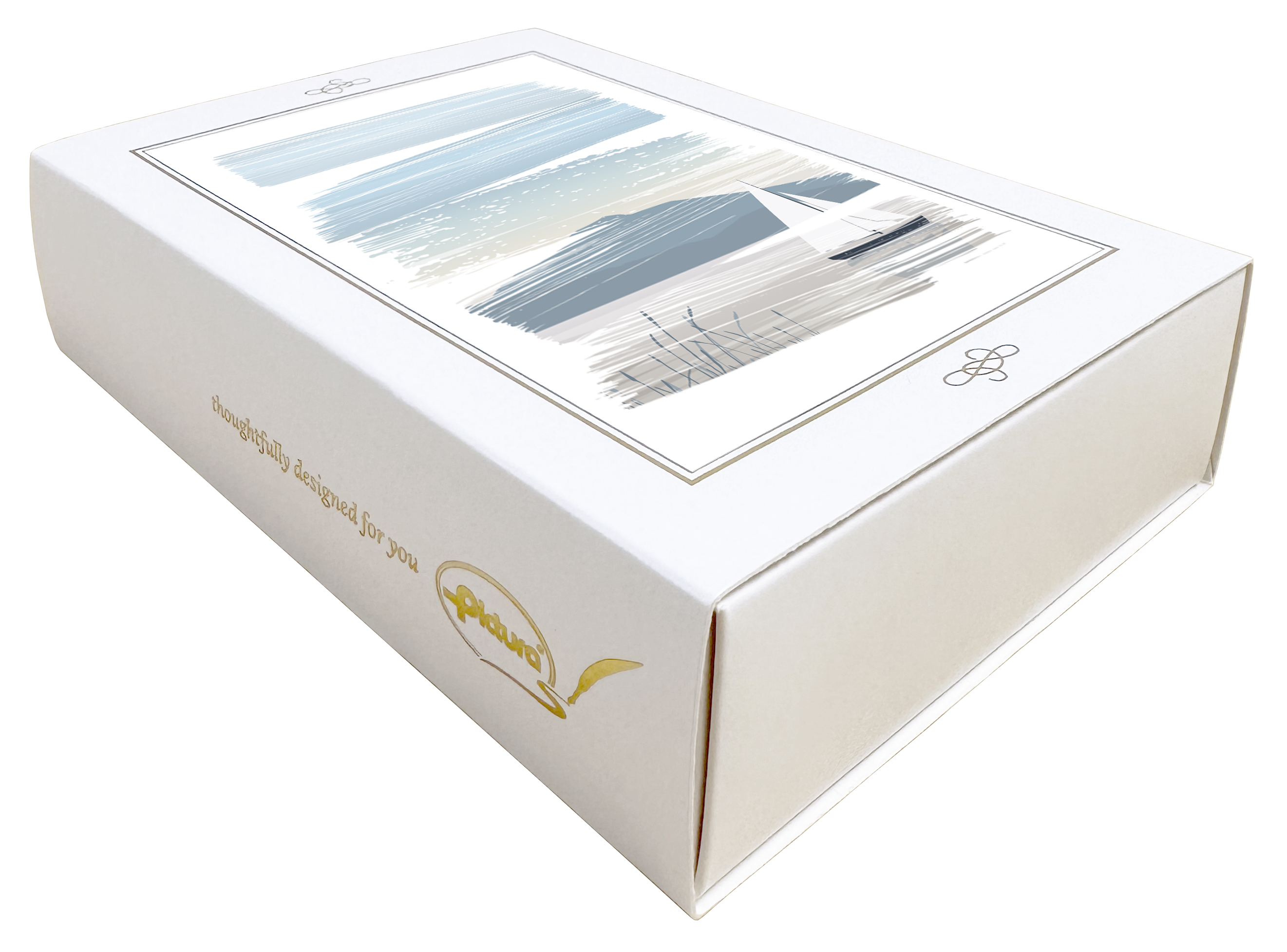 Sailboat Boxed Blank Notes