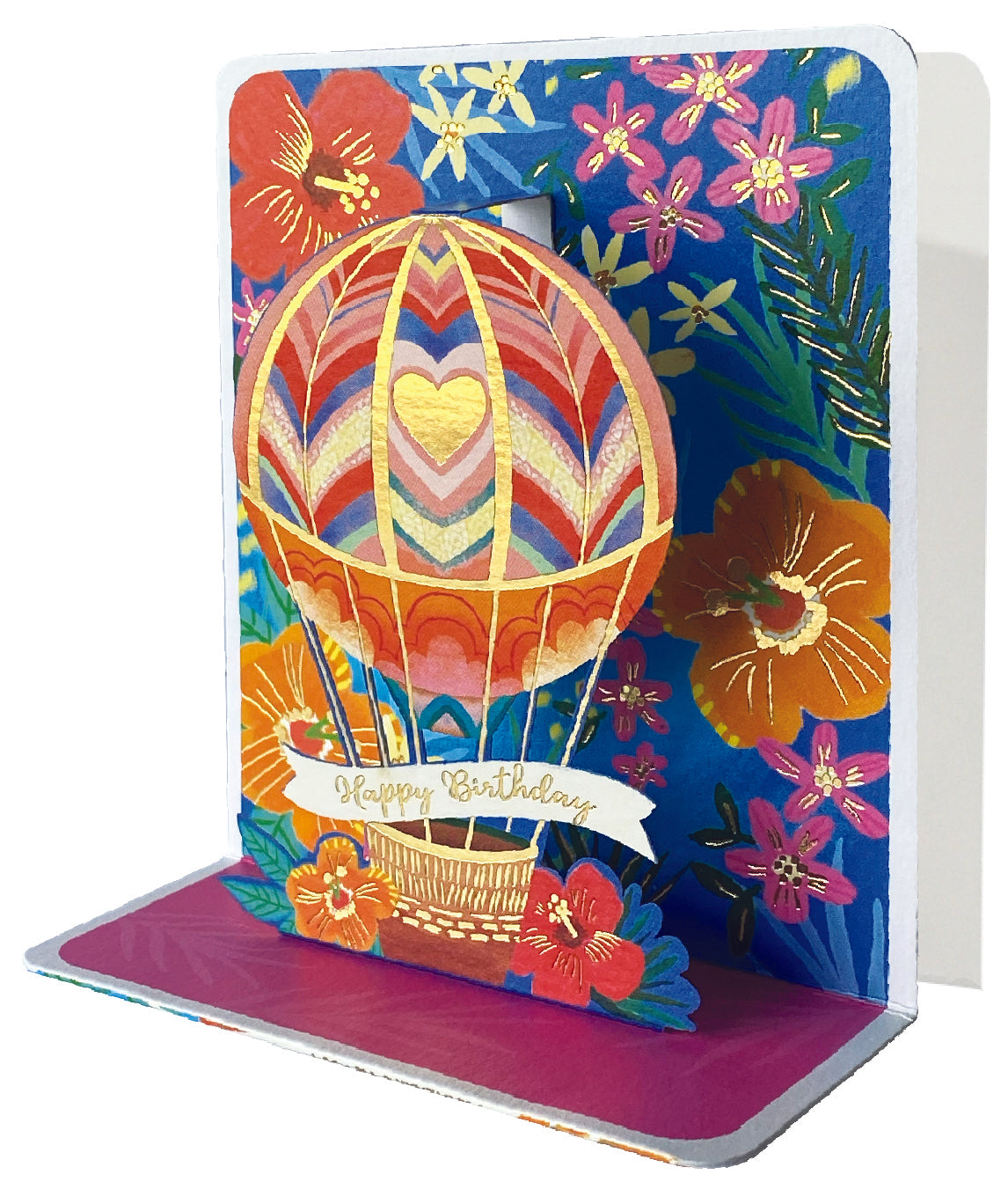 Heart Airballoon Pop-up Small 3D Card