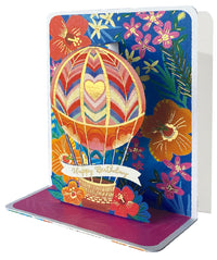 Heart Airballoon Pop-up Small 3D Card