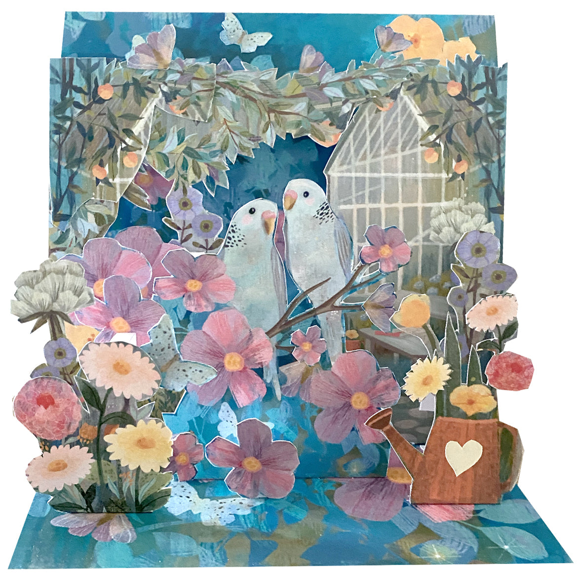 Love Birds Pop-up Large 3D Card