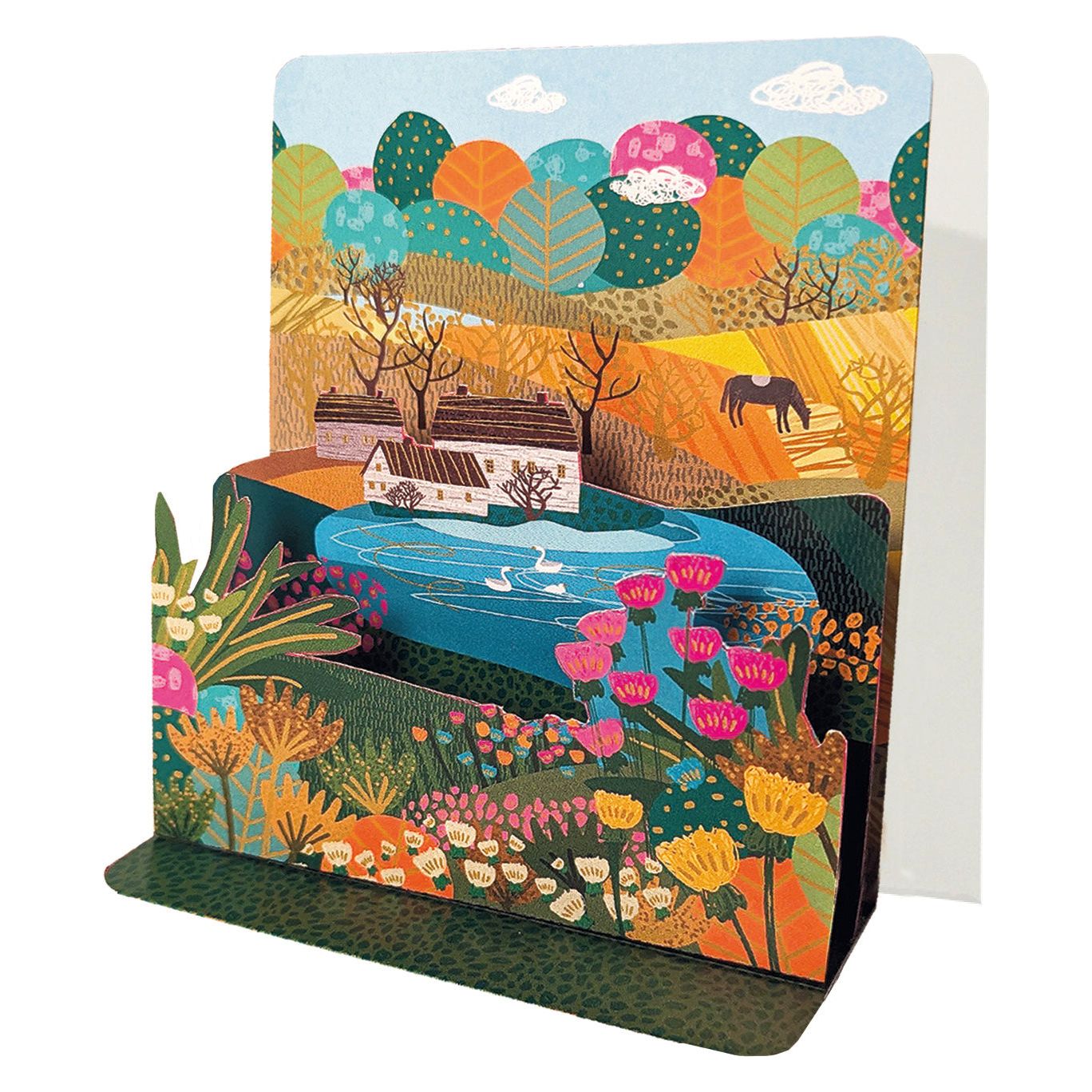 Landscape Pop-up Small 3D Card