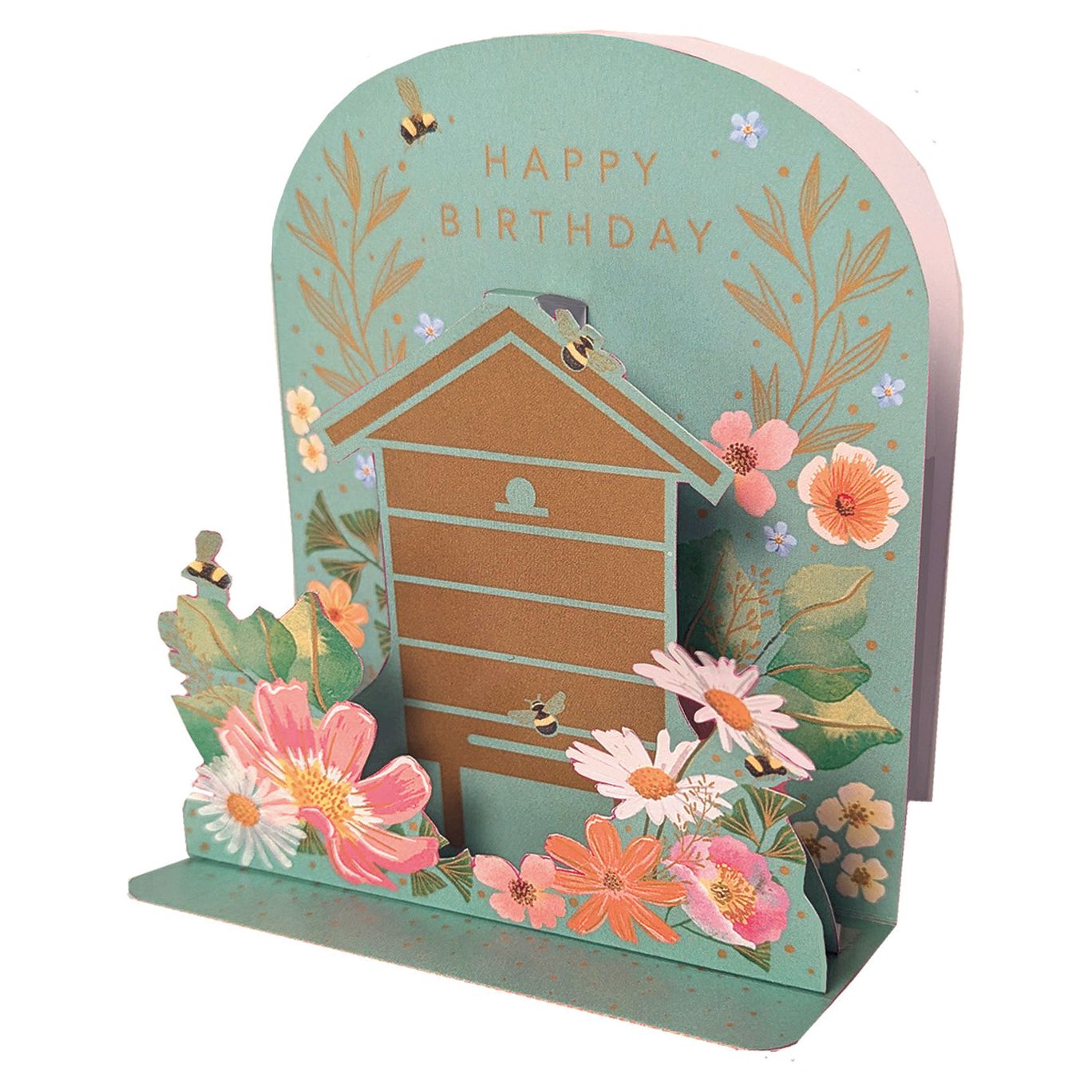 Beehive Happy Birthday Pop-up Small 3D Card