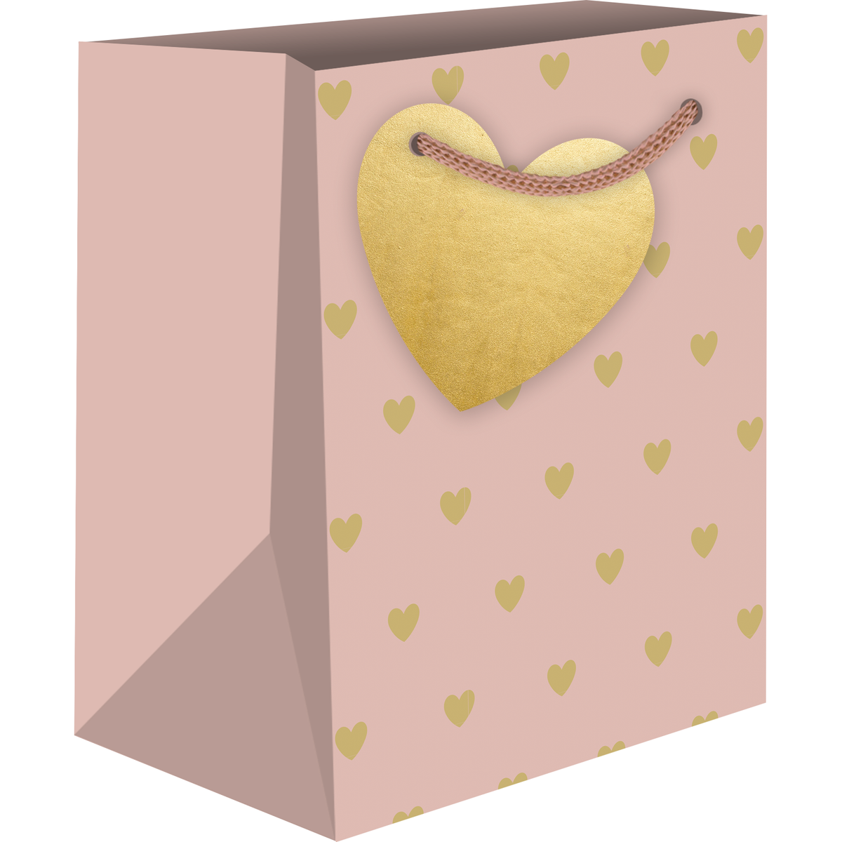 Small AB PICTURA gift bags with red and pink heart designs, perfect for small presents and party favors.