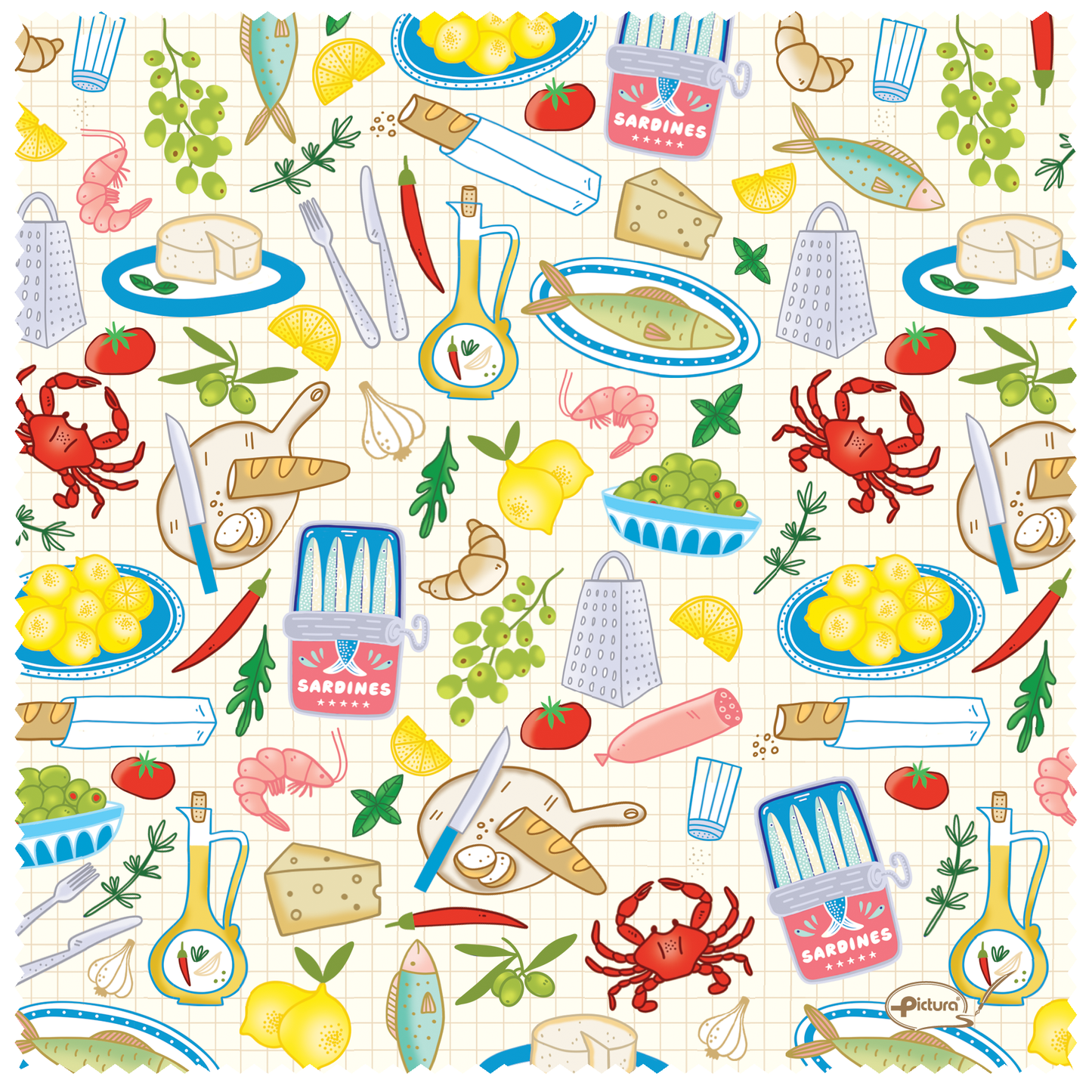 Smart Cloth - Seafood Tins