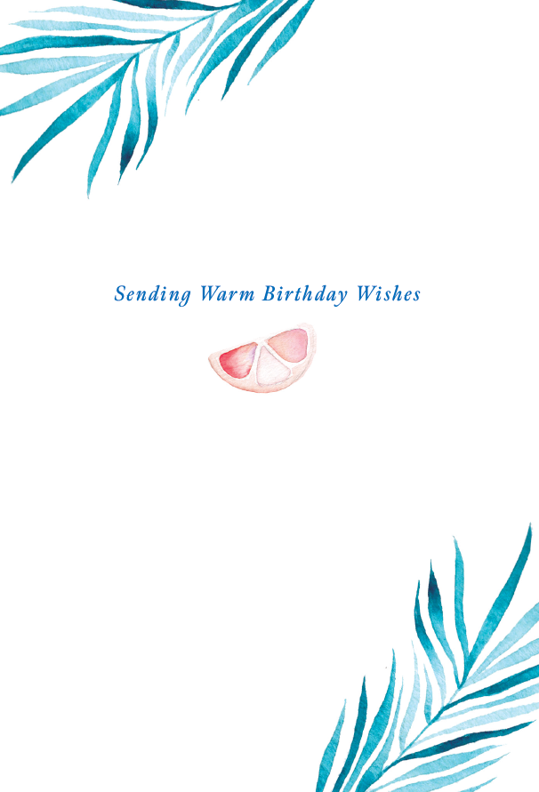 Flamingo Birthday Card
