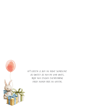 Baby Otter Birthday Grandson Card
