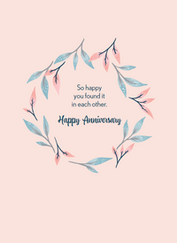 Love Is All You Need Anniversary Card