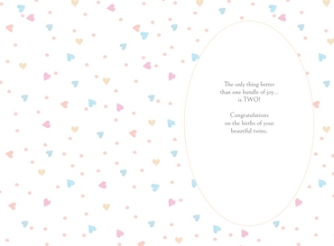 Baby Clothes Baby Card Twins
