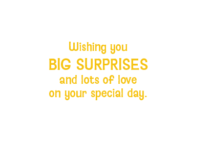 Bright Elephant Birthday Card