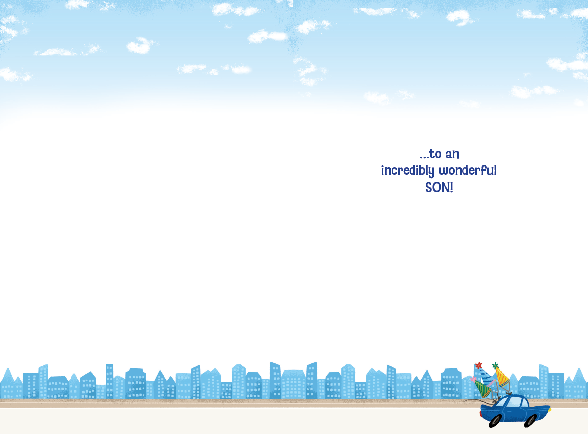 Racing Cars Birthday Card Son
