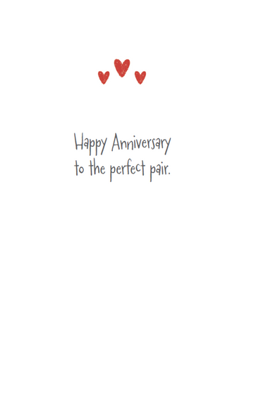 Pigeon Pizza Anniversary Card