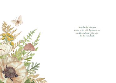 Cottage Ferns Birthday Card