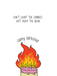 Dumpster Fire Funny Birthday Card