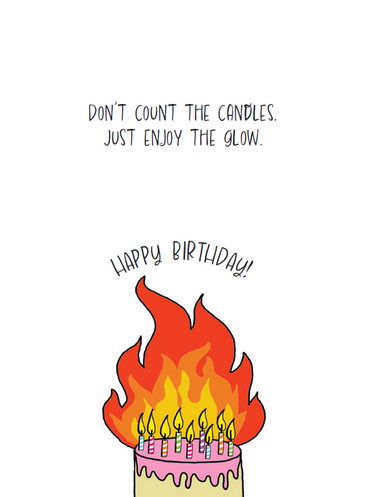 Dumpster Fire Funny Birthday Card