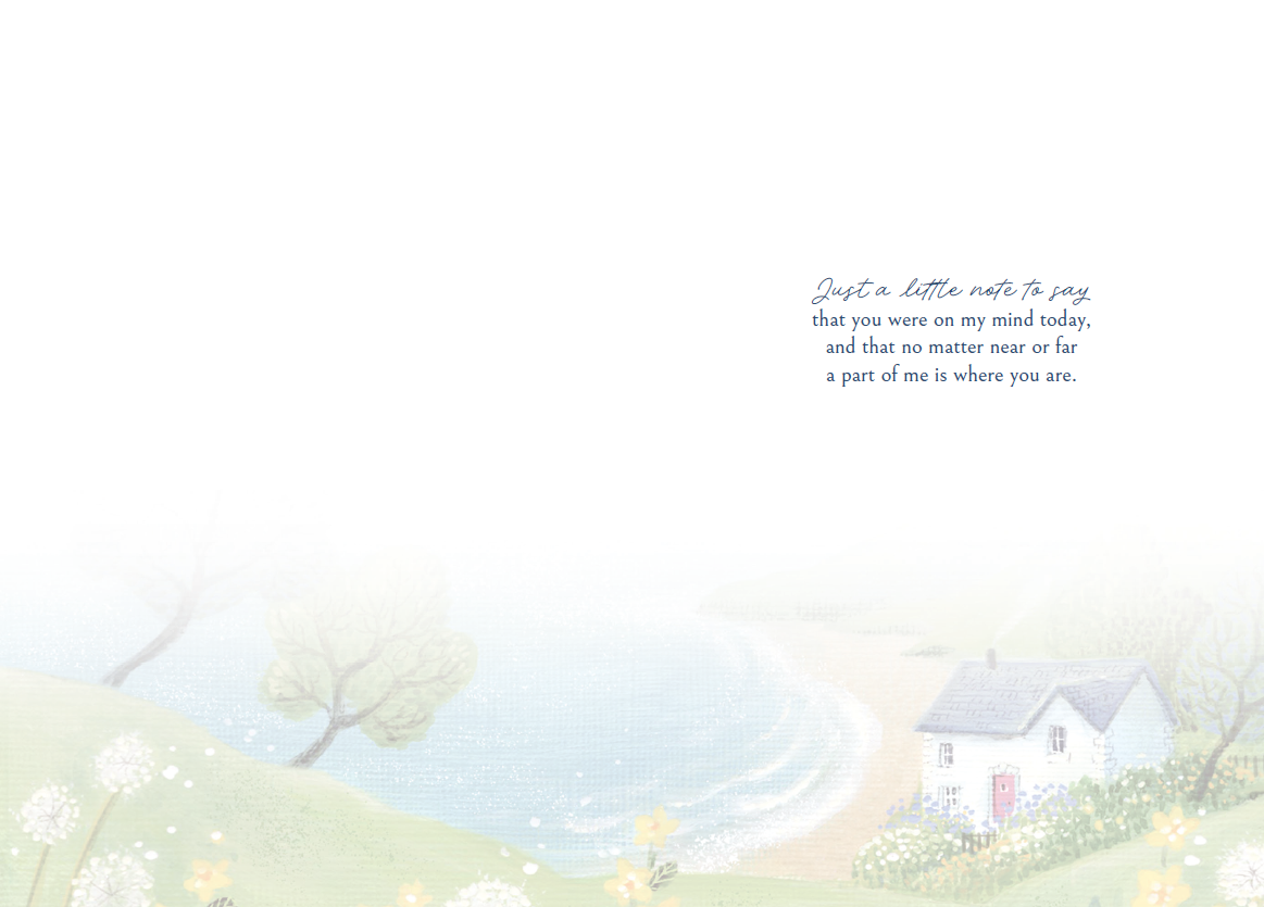 Coastal View Thinking Of You Card