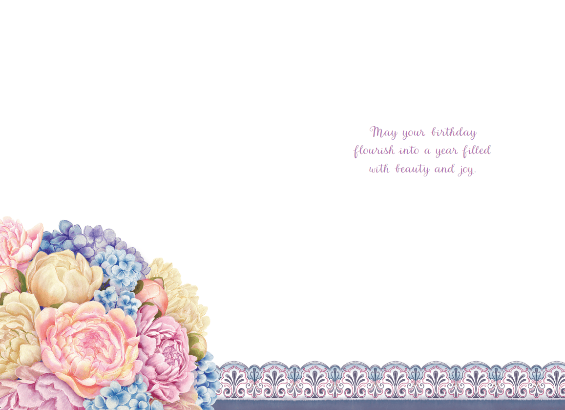 Pictura Bouquet Birthday Card from the Everyday Cards collection, featuring colorful floral bouquet design for birthday greetings.