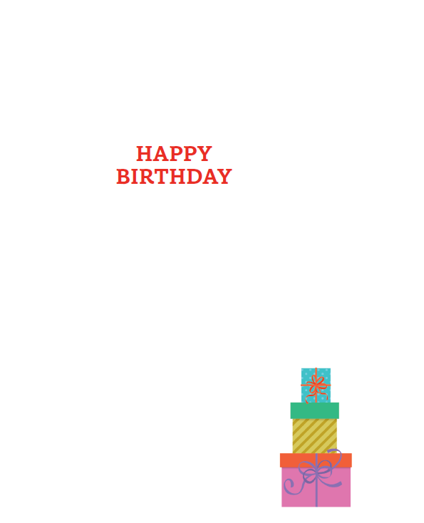 Pictura welcome mat birthday card featuring cheerful design, perfect for celebrating birthdays with a warm greeting.