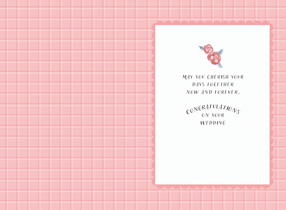 Pictura Cat Couple Wedding Card featuring adorable illustrated cats in wedding attire, perfect for celebrating love and special occasions.