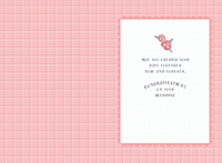 Pictura Cat Couple Wedding Card featuring adorable illustrated cats in wedding attire, perfect for celebrating love and special occasions.