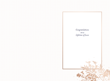 Pictura ornate frame wedding card with elegant floral design and intricate gold accents, ideal for special occasions and wedding invitations.