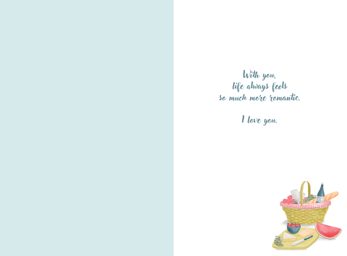 Pictura Bon Apetit Anniversary Card featuring elegant design, perfect for celebrating special occasions with loved ones.