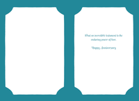 Pictura 50th Anniversary Card from the 50 Wonderful Years collection, featuring elegant design for celebrating milestone anniversaries.