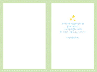 Moon Bear Baby Card from Pictura, a charming everyday greeting card featuring a cute moon and bear illustration.