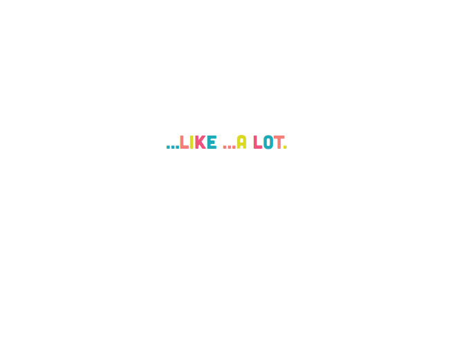 Pictura I Like You Love Card from the Everyday Cards collection, featuring a heartfelt design for expressing affection.