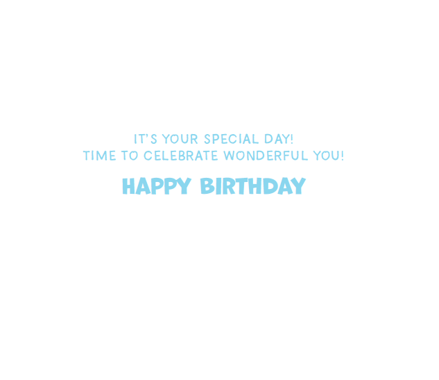 Colorful Raccoon and Squirrel birthday card confetti featuring playful animal illustrations, perfect for celebrating special occasions.